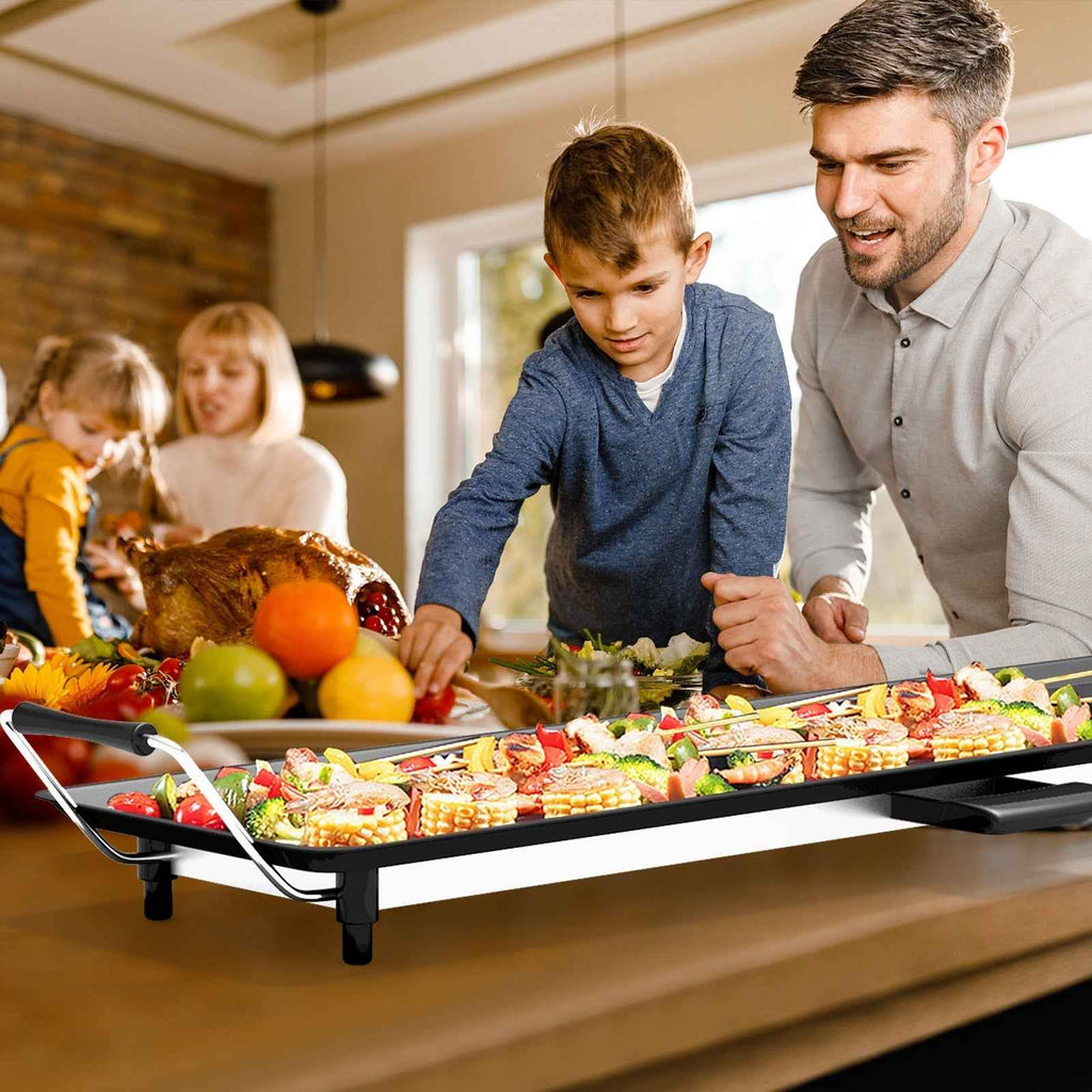 35-Inch Electric Griddle with Adjustable Temperature