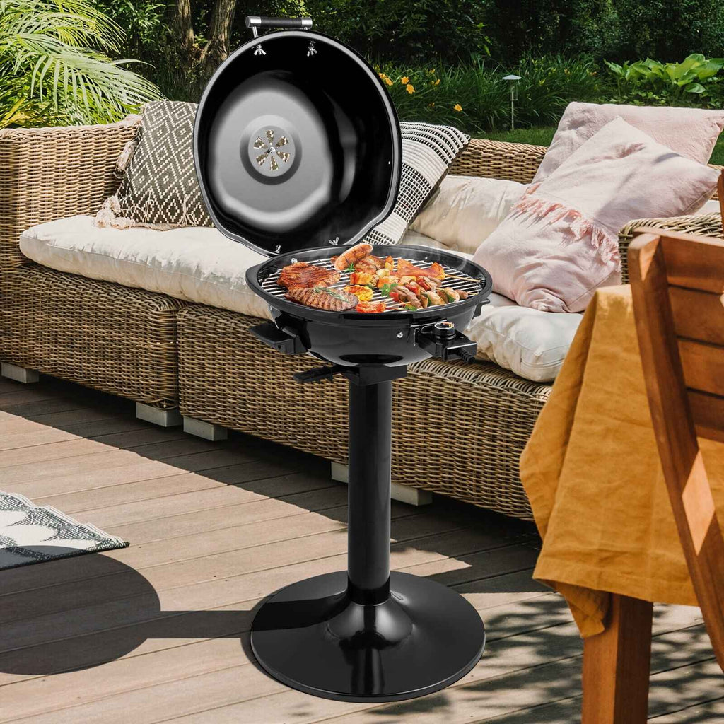 1600W Electric BBQ Grill with Removable Non-Stick Plate