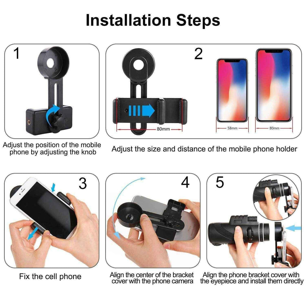 Handheld Monocular Telescope – Compact Mini Binoculars