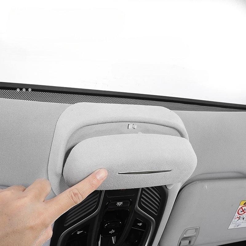 Suede Car Eyeglass Case for Geely（Not compatible with Starray in the UK）
