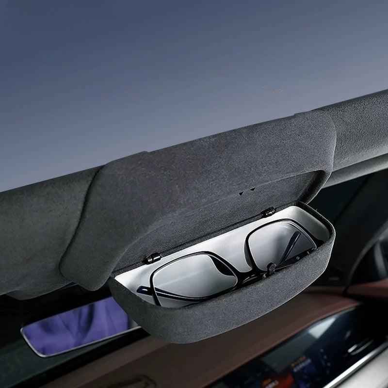 Suede Car Eyeglass Case for Geely（Not compatible with Starray in the UK）