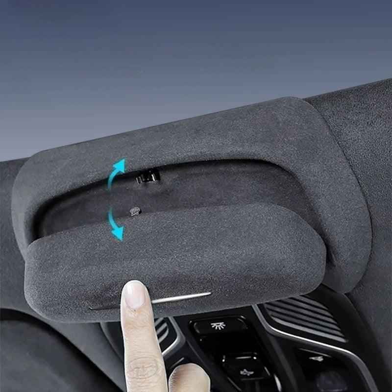 Suede Car Eyeglass Case for Geely（Not compatible with Starray in the UK）