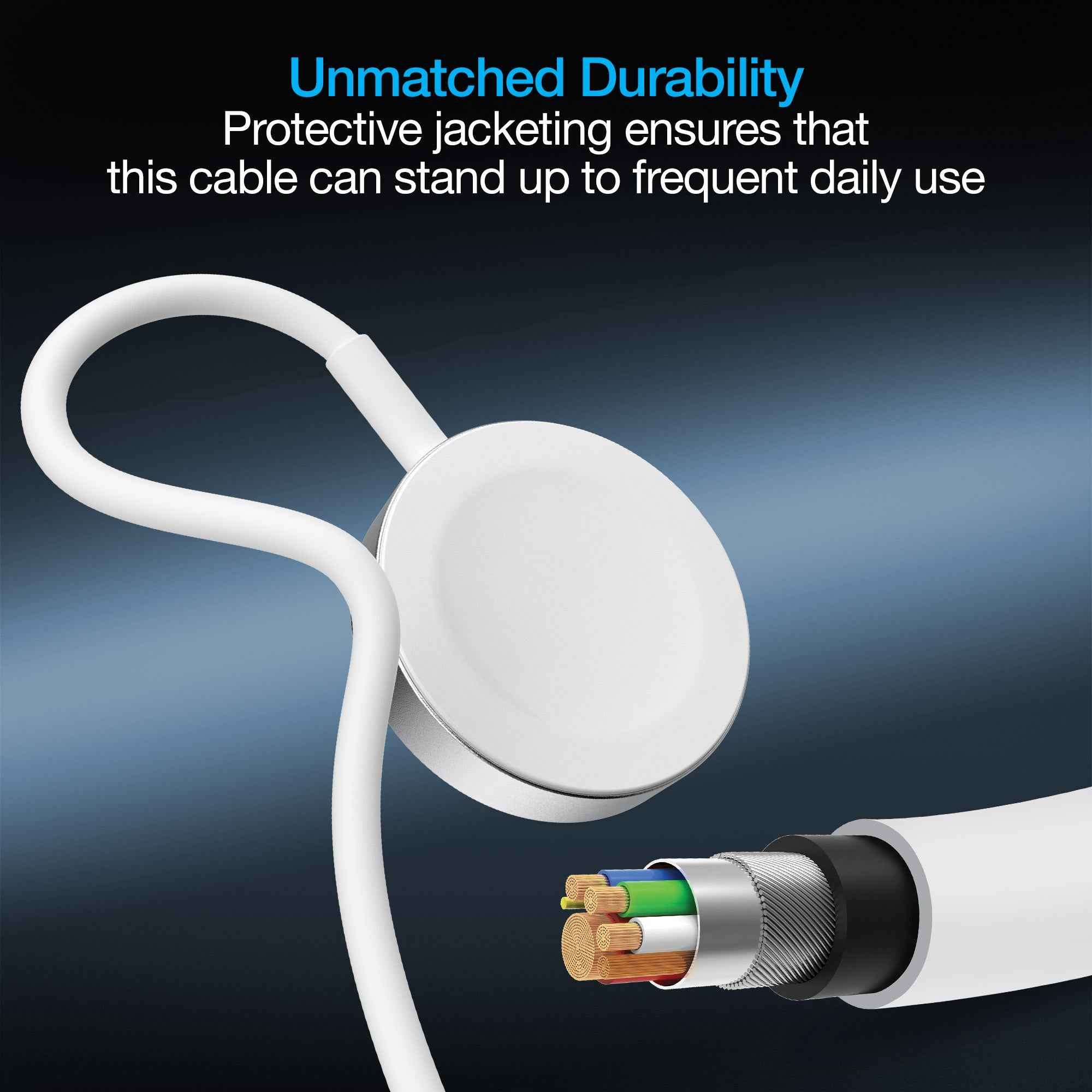 Naztech Magnetic Charging Cable for Apple Watch 3ft