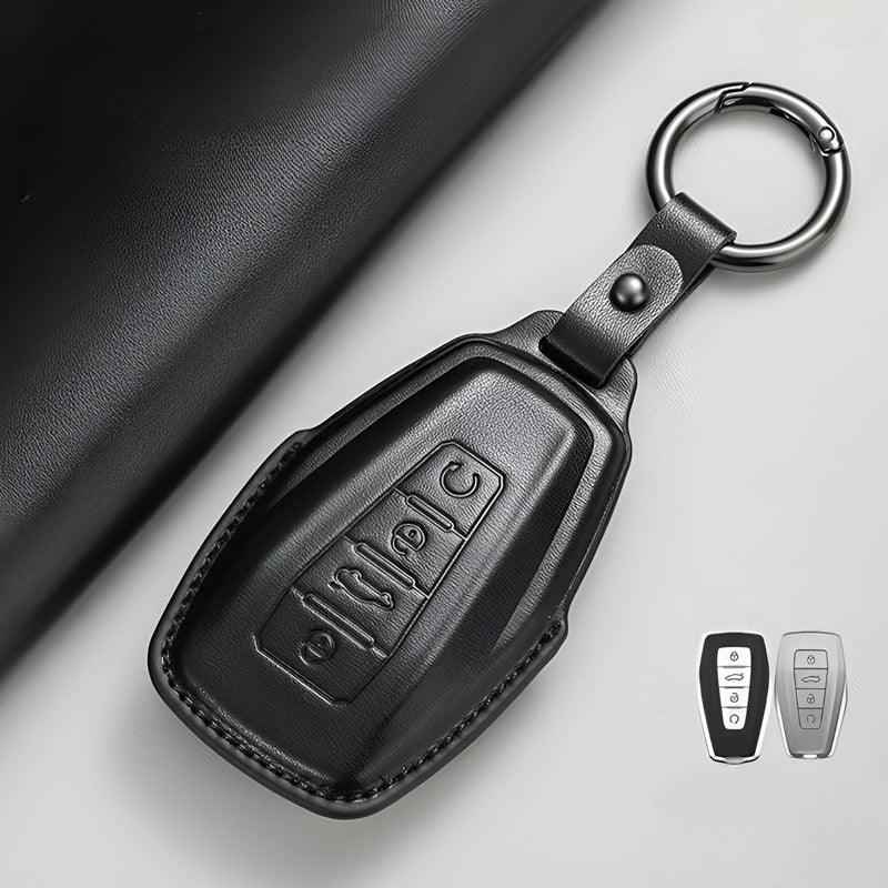 Leather Car Key Fob Cover  for Geely