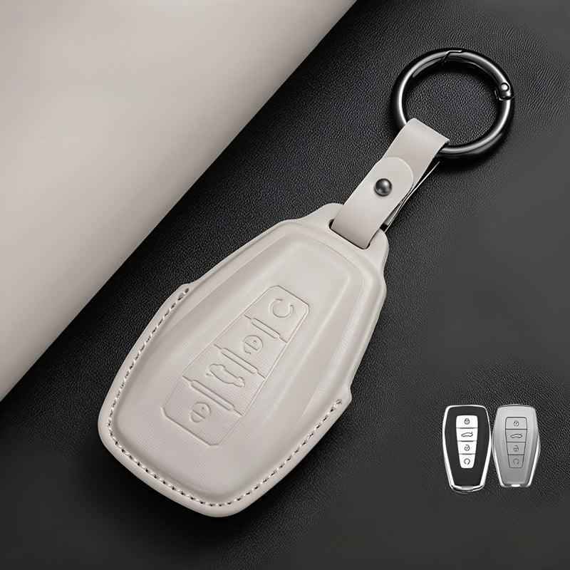 Leather Car Key Fob Cover  for Geely