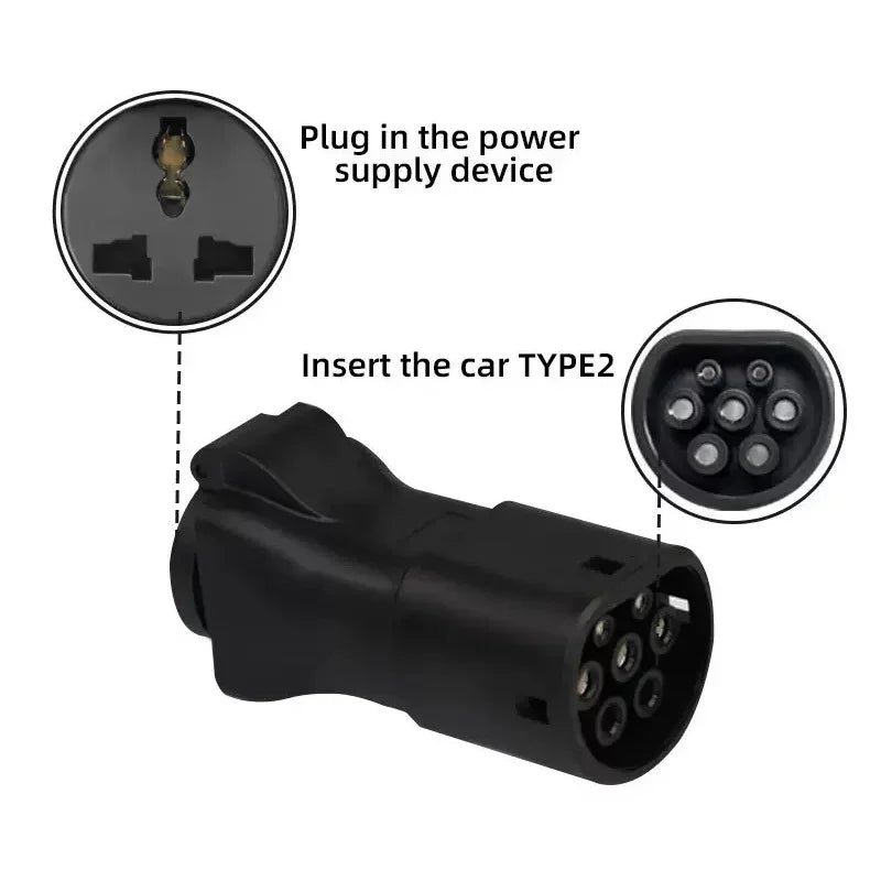 V2L Discharge Adapter Type2 for Geely EX5/Geely Starray EM-i