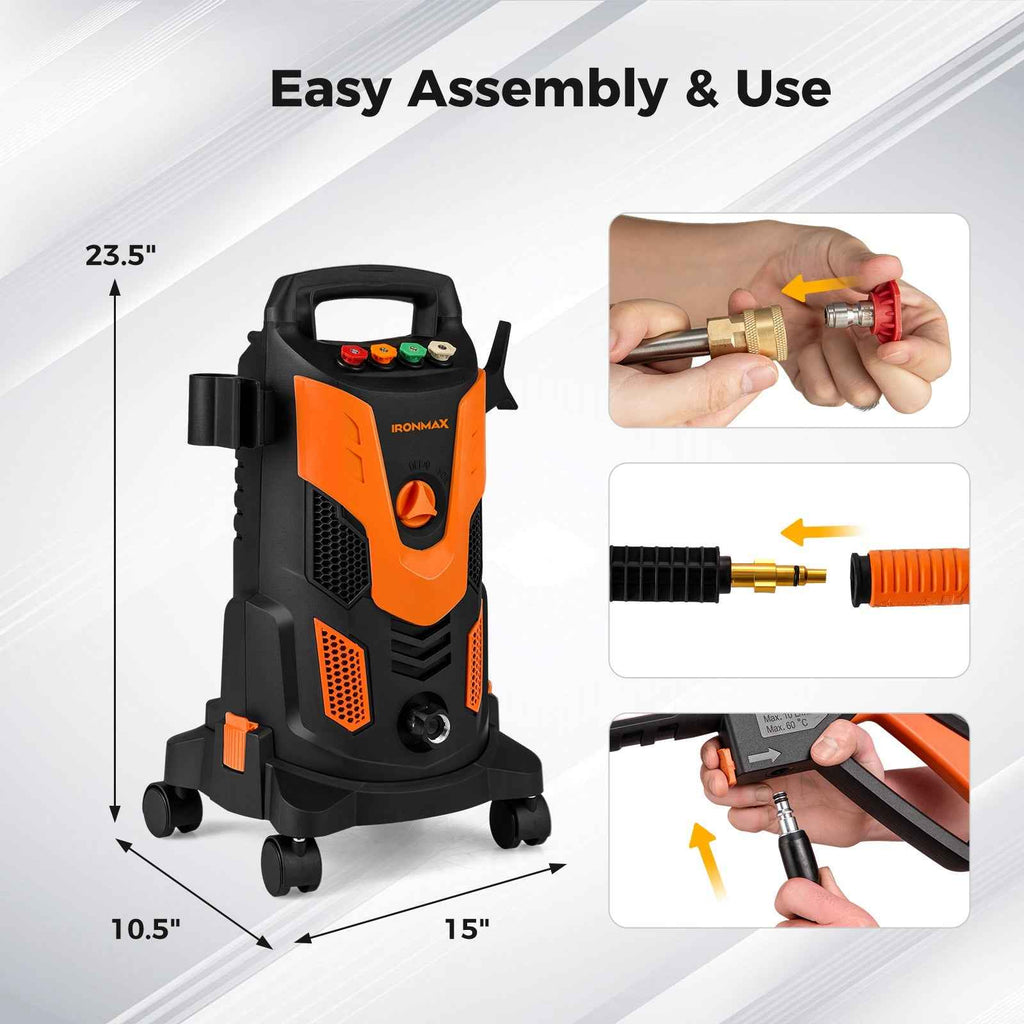 2300 PSI 1.8 GPM Electric High Pressure Power Washer