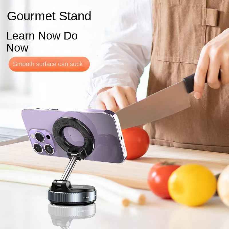 Magnetic Car Mount Vacuum Suction Cup Holder for Navigation Black Technology Product