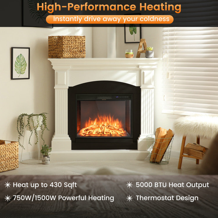 26-Inch Electric Fireplace Insert
