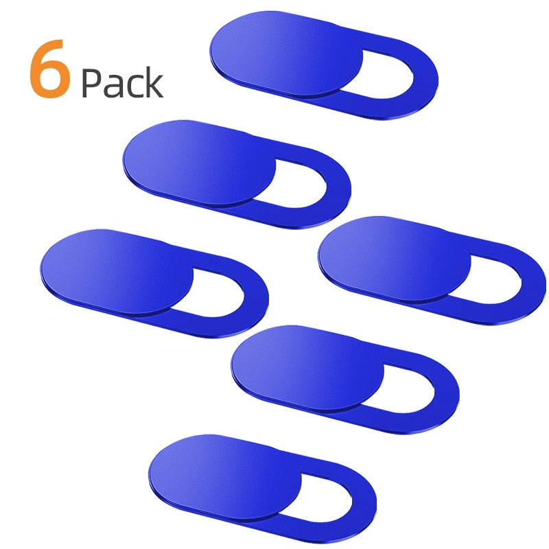 "6Pcs Webcam Cover Shutter Magnet Slider – Privacy Sticker for Laptop, Tablet & Smartphone