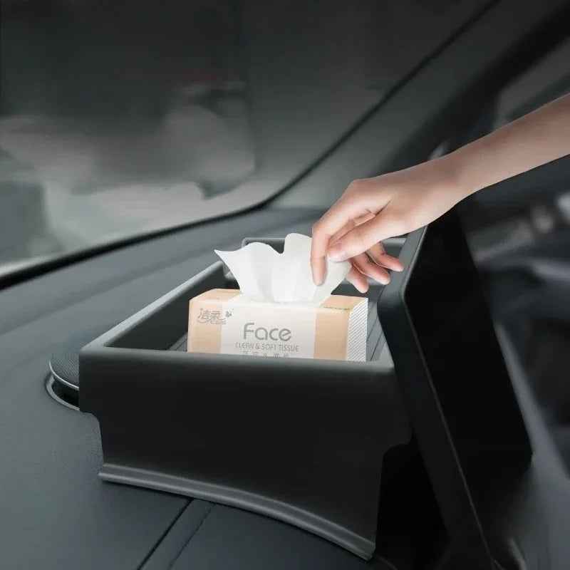 Center Console Screen Back Storage Box for Geely EX2