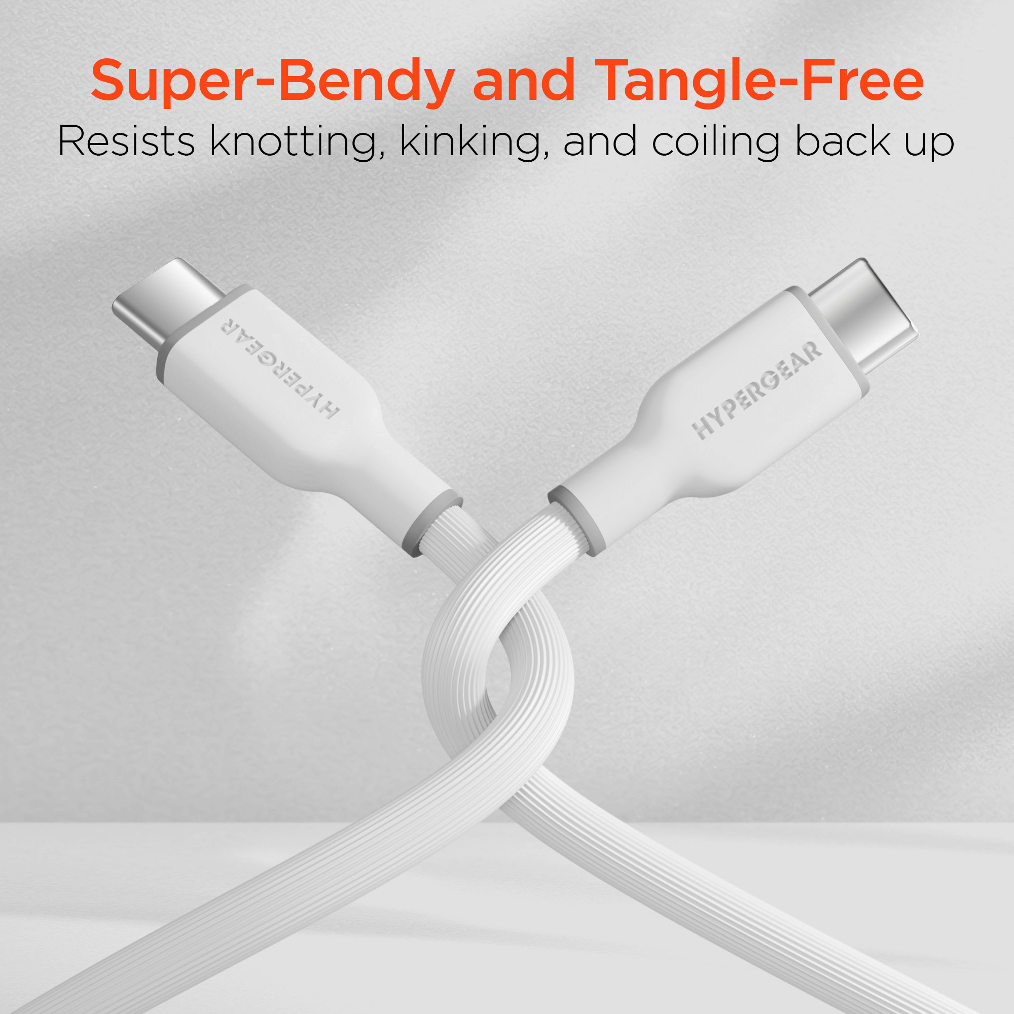 HyperGear Flexi PRO USB-C to USB-C Cable 4ft