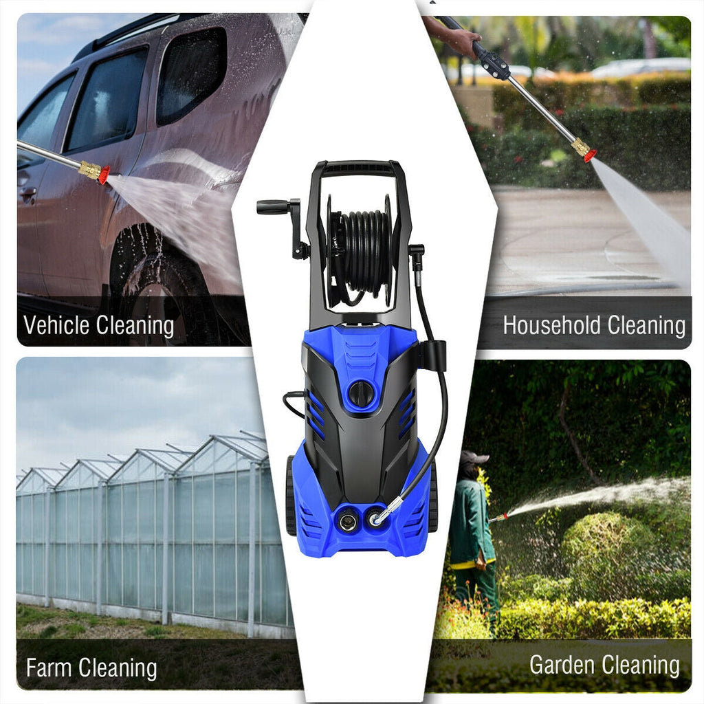 3000 PSI Electric High-Pressure Washer with Patio Cleaner