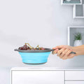 🥦 Foldable Silicone Colander – Space-Saving Strainer