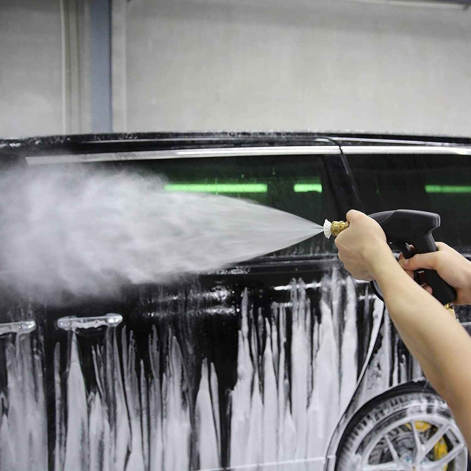 4000 PSI High Pressure Washer Gun — 1/4" Quick Connect, M22-14mm, 5 Nozzle Tips