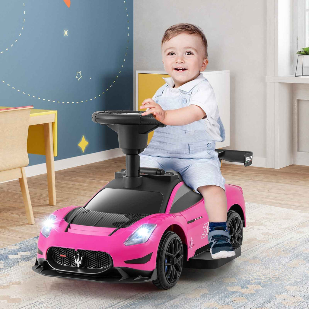 6V Electric Kids Ride on Push Car Maserati Licensed with Foot Pedal and Music