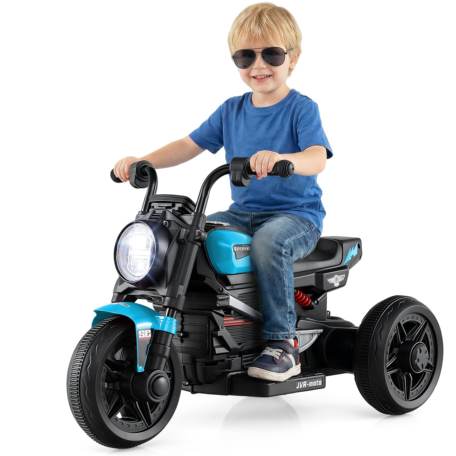 6V Kids Electric Motorcycle with LED Headlight & Music – Ages 3-5