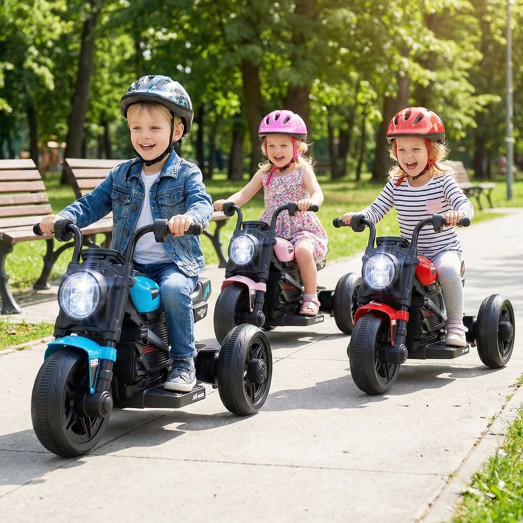 6V Kids Electric Motorcycle with LED Headlight & Music – Ages 3-5