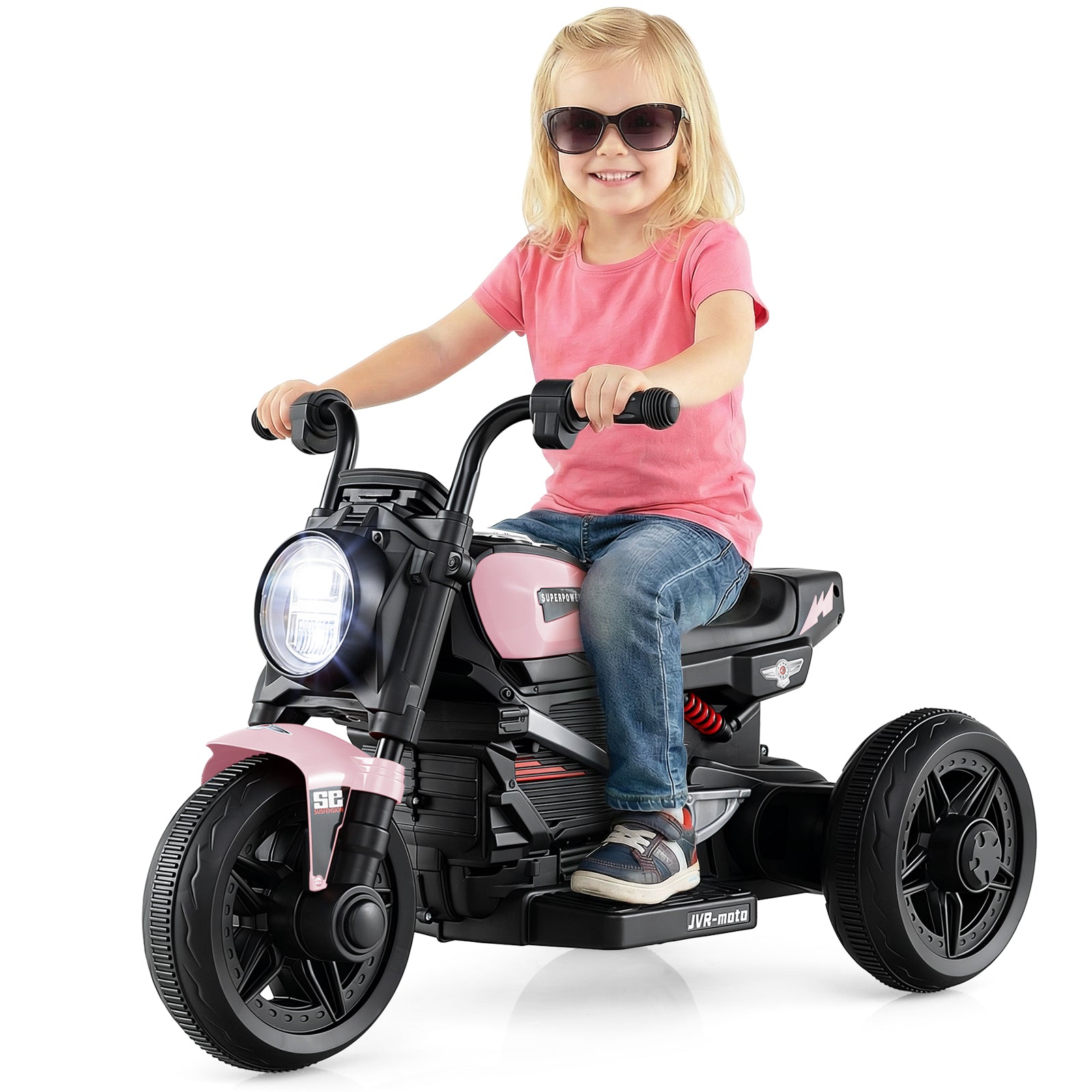 6V Kids Electric Motorcycle with LED Headlight & Music – Ages 3-5