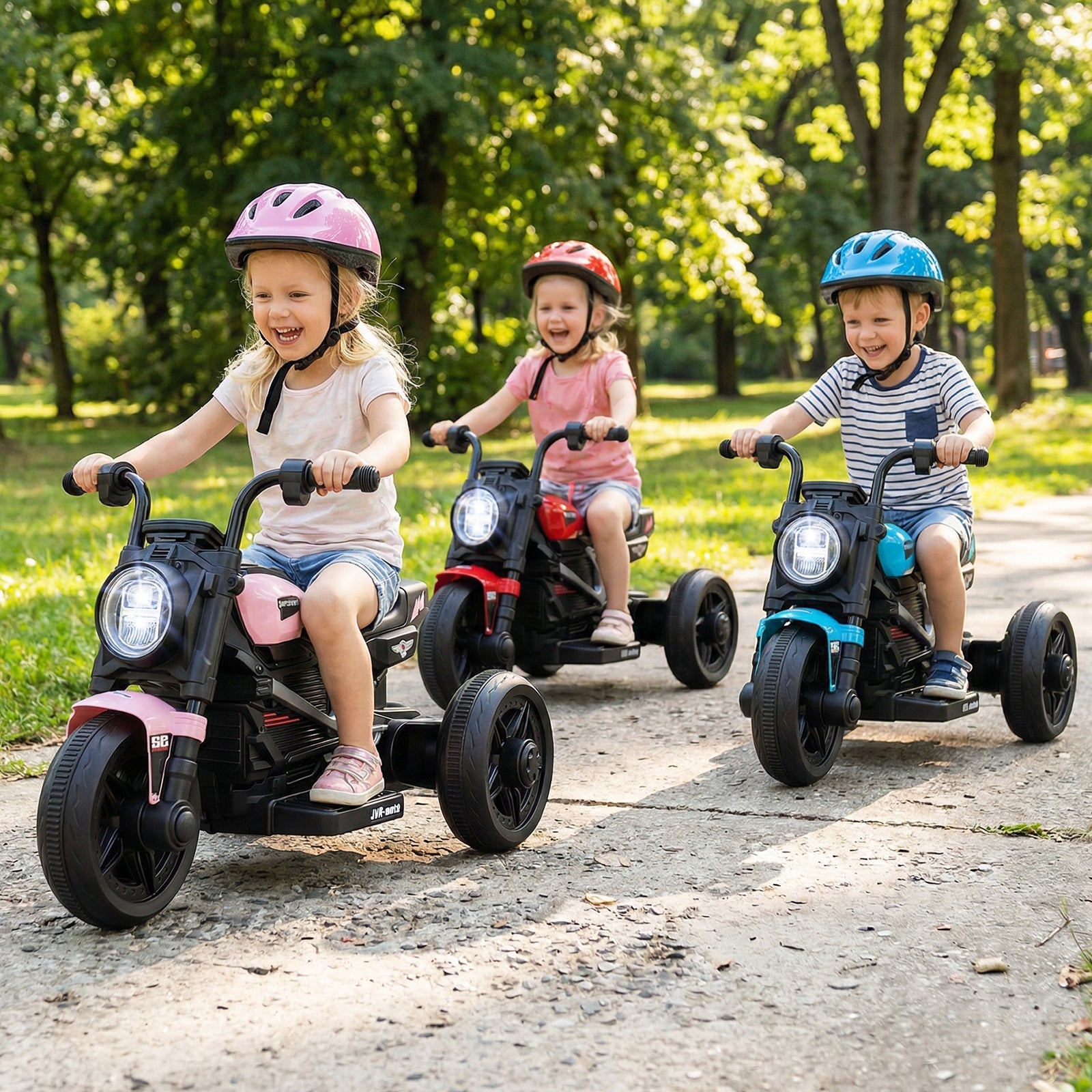 6V Kids Electric Motorcycle with LED Headlight & Music – Ages 3-5