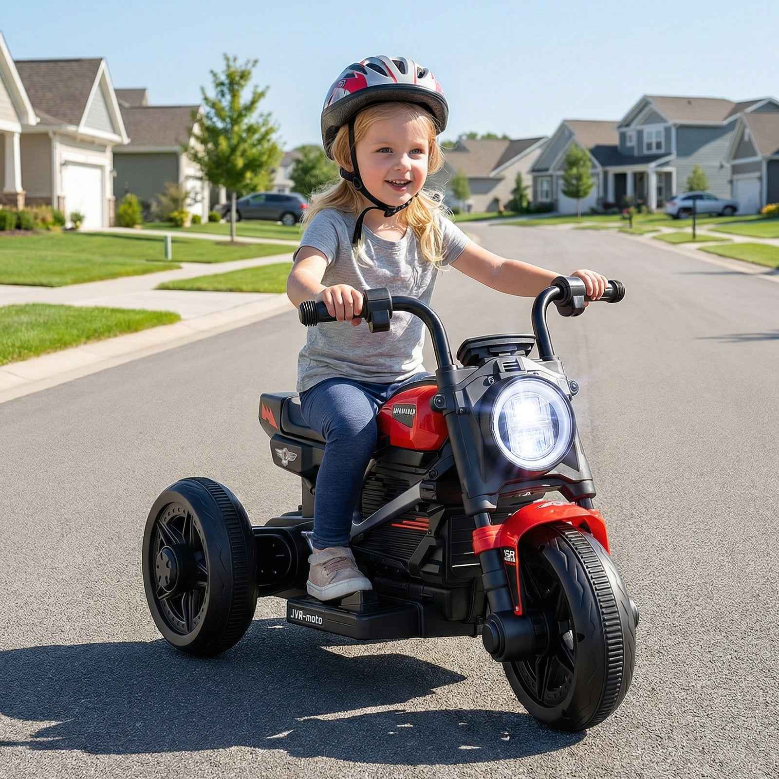6V Kids Electric Motorcycle with LED Headlight & Music – Ages 3-5