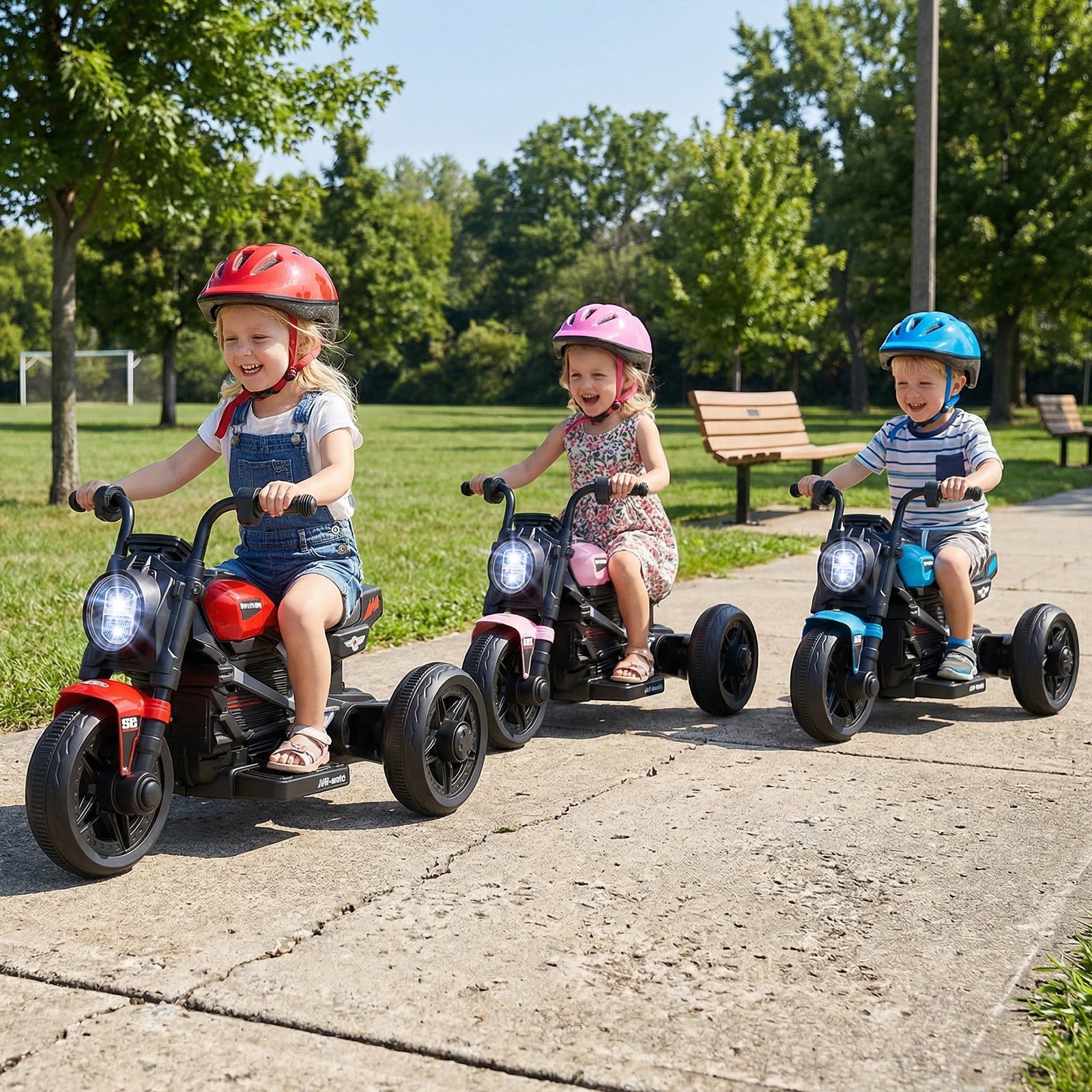 6V Kids Electric Motorcycle with LED Headlight & Music – Ages 3-5