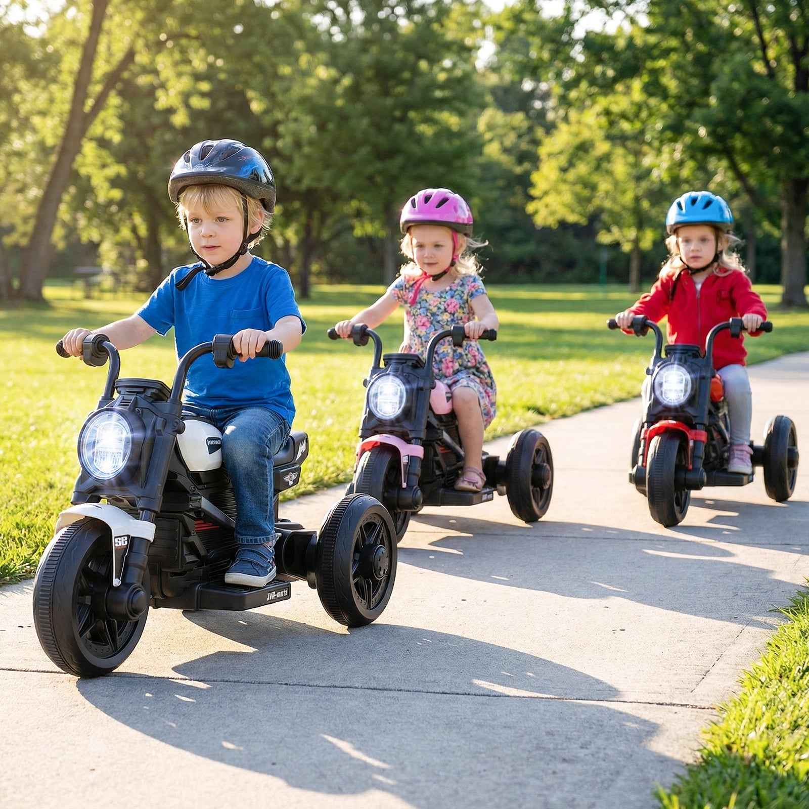 6V Kids Electric Motorcycle with LED Headlight & Music – Ages 3-5