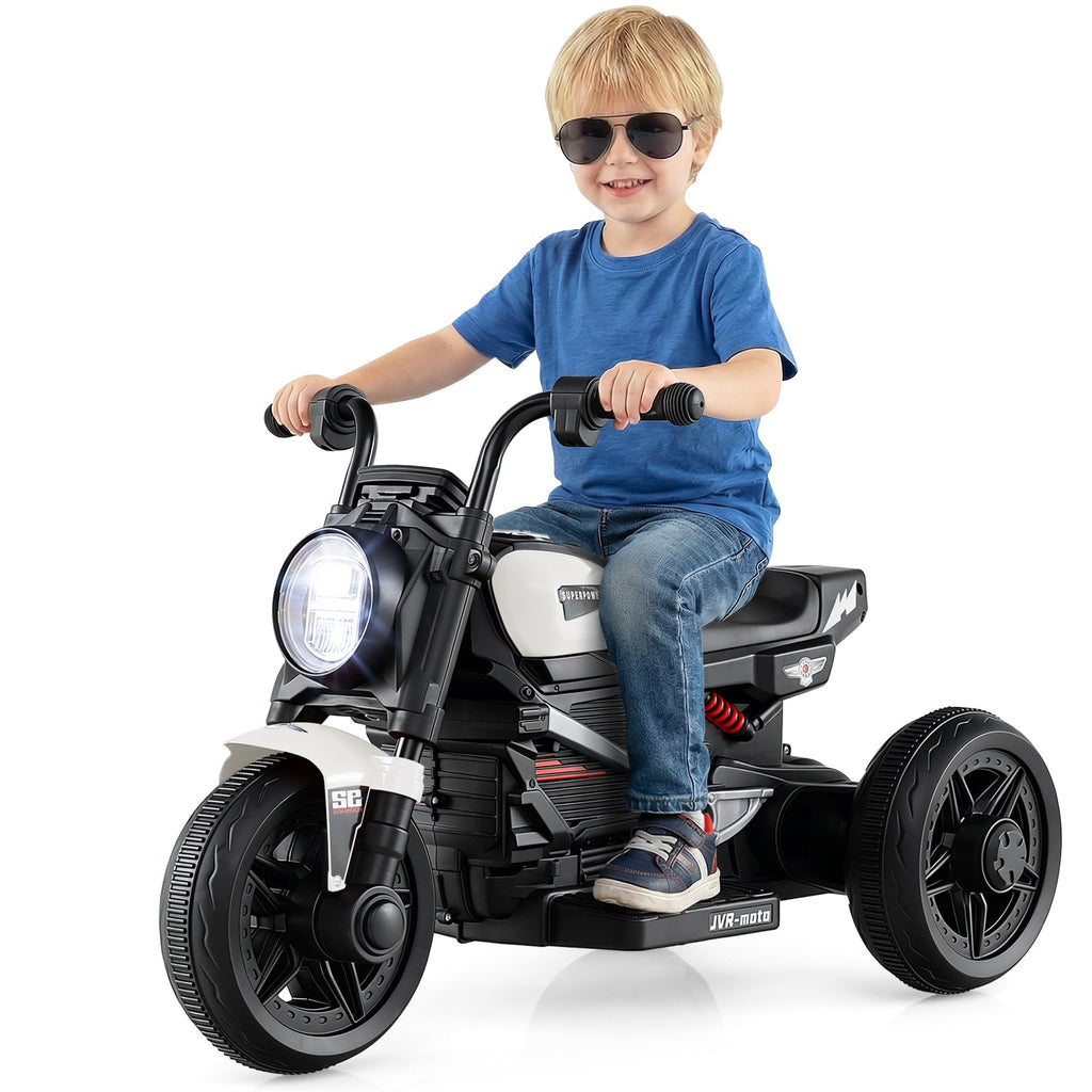 6V Kids Electric Motorcycle with LED Headlight & Music – Ages 3-5