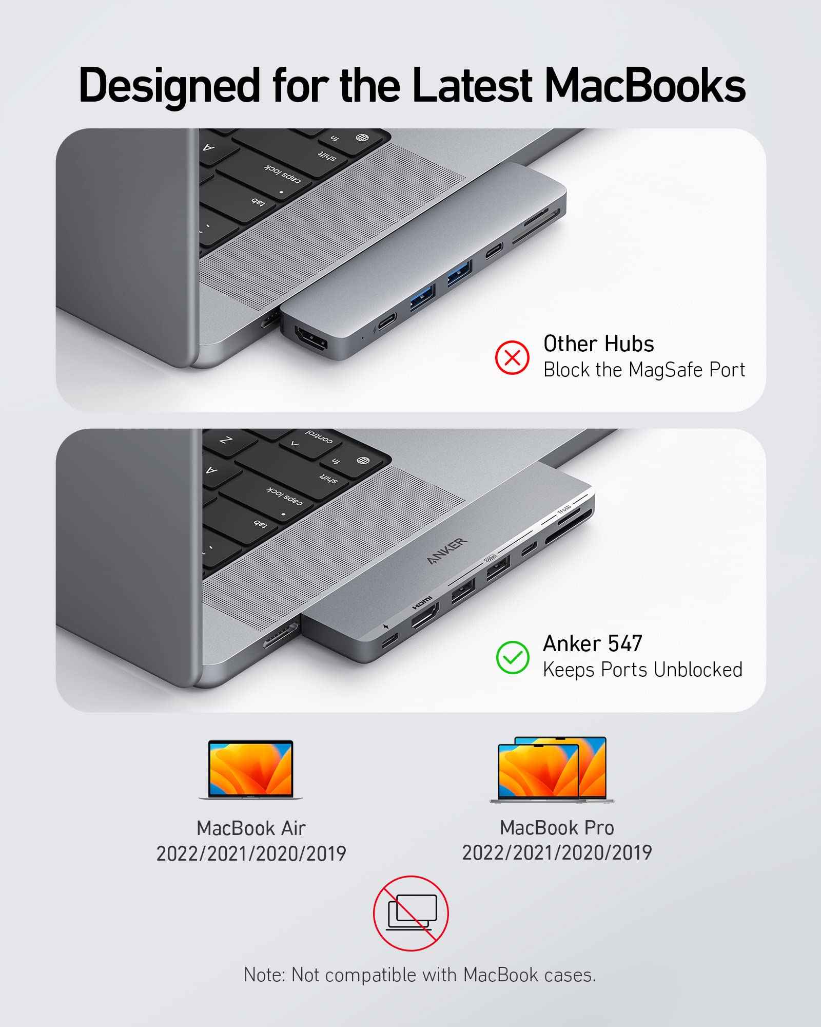 Anker <b>547</b> USB-C Hub (7-in-2, for MacBook)