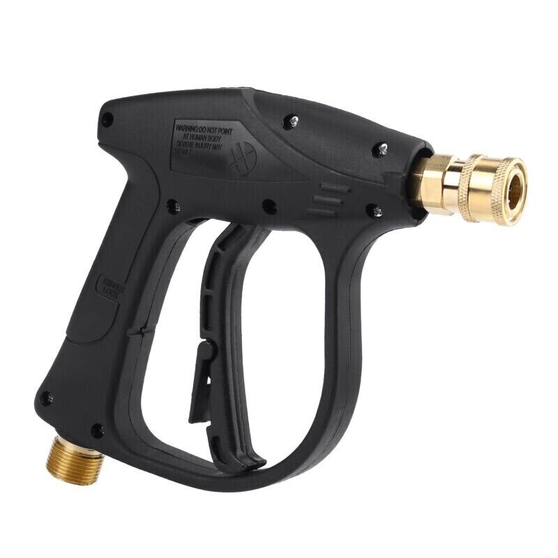 4000 PSI High Pressure Washer Gun — 1/4" Quick Connect, M22-14mm, 5 Nozzle Tips