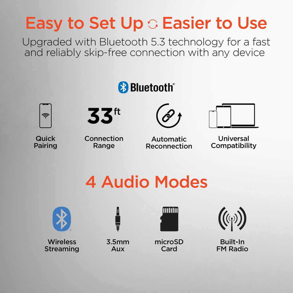 HyperGear Flip 2-in-1 Headphones Plus Speaker
