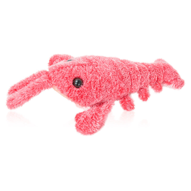 Electric Jumping Shrimp Pet Toy – USB Rechargeable Cat & Dog Teaser