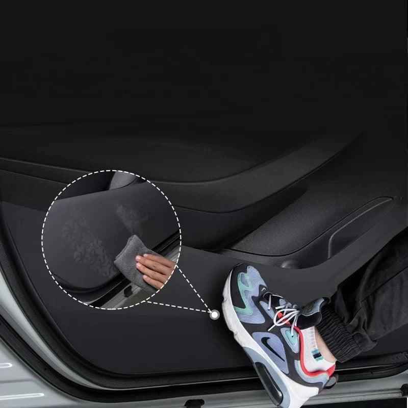 Car Door Sill Protectors and Anti-kick Mat for Lynk & Co 02/08 EM-P