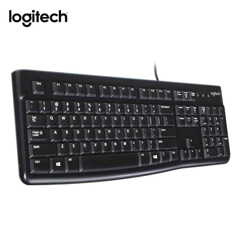 Logitech K120 Wired USB Keyboard – Waterproof & Quiet