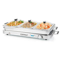 2-in-1 Electric Warming Tray with Temperature Control