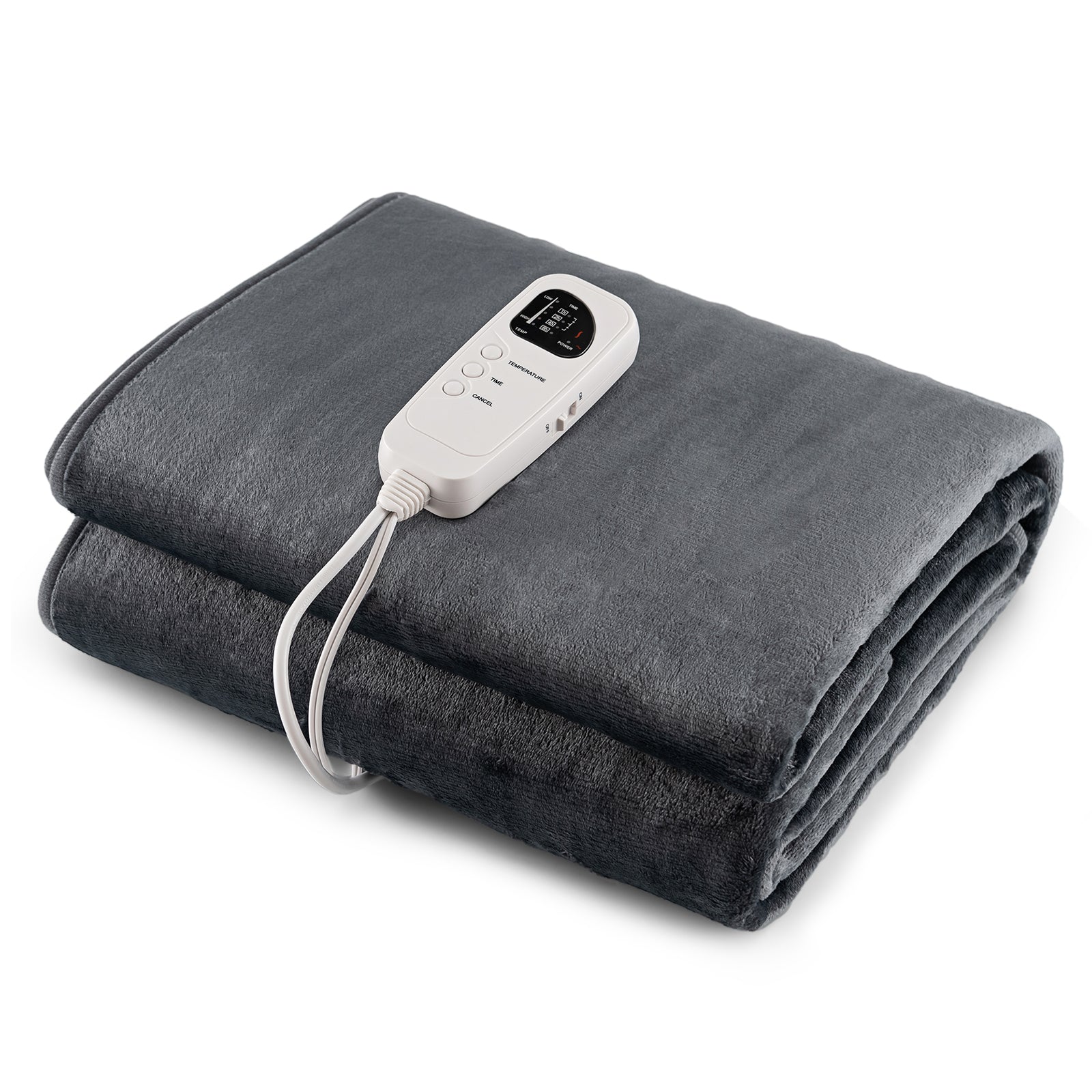 Electric Heated Mattress Pad with 5 Heating Levels & Overheat Protection