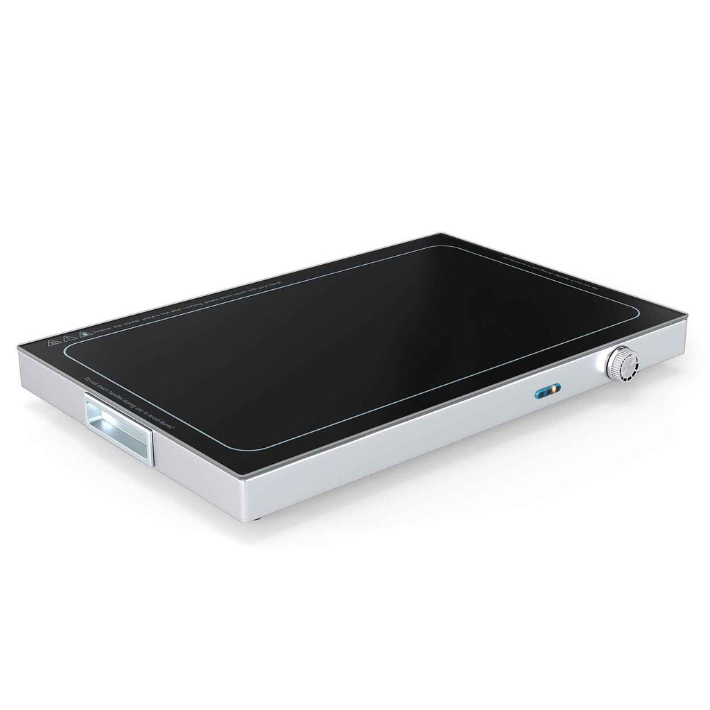 Electric Warming Tray with Adjustable Temperature – Tempered Glass