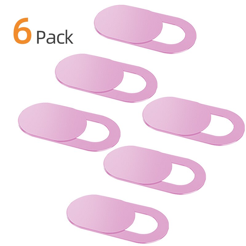 "6Pcs Webcam Cover Shutter Magnet Slider – Privacy Sticker for Laptop, Tablet & Smartphone