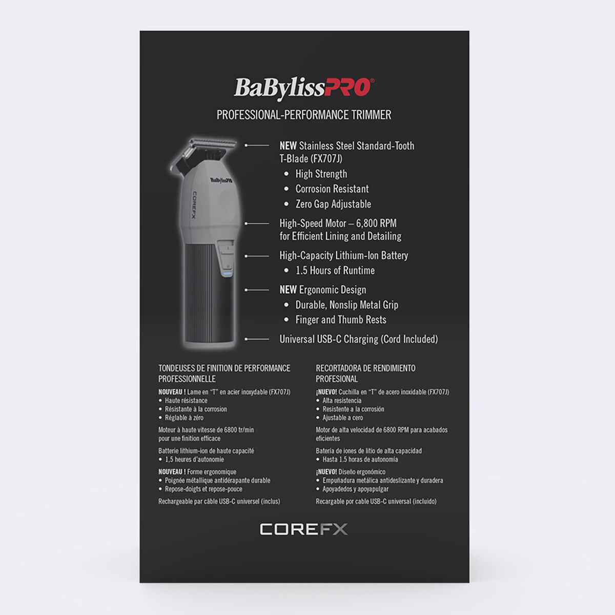 BaBylissPRO® COREFX Trimmer (FX76)