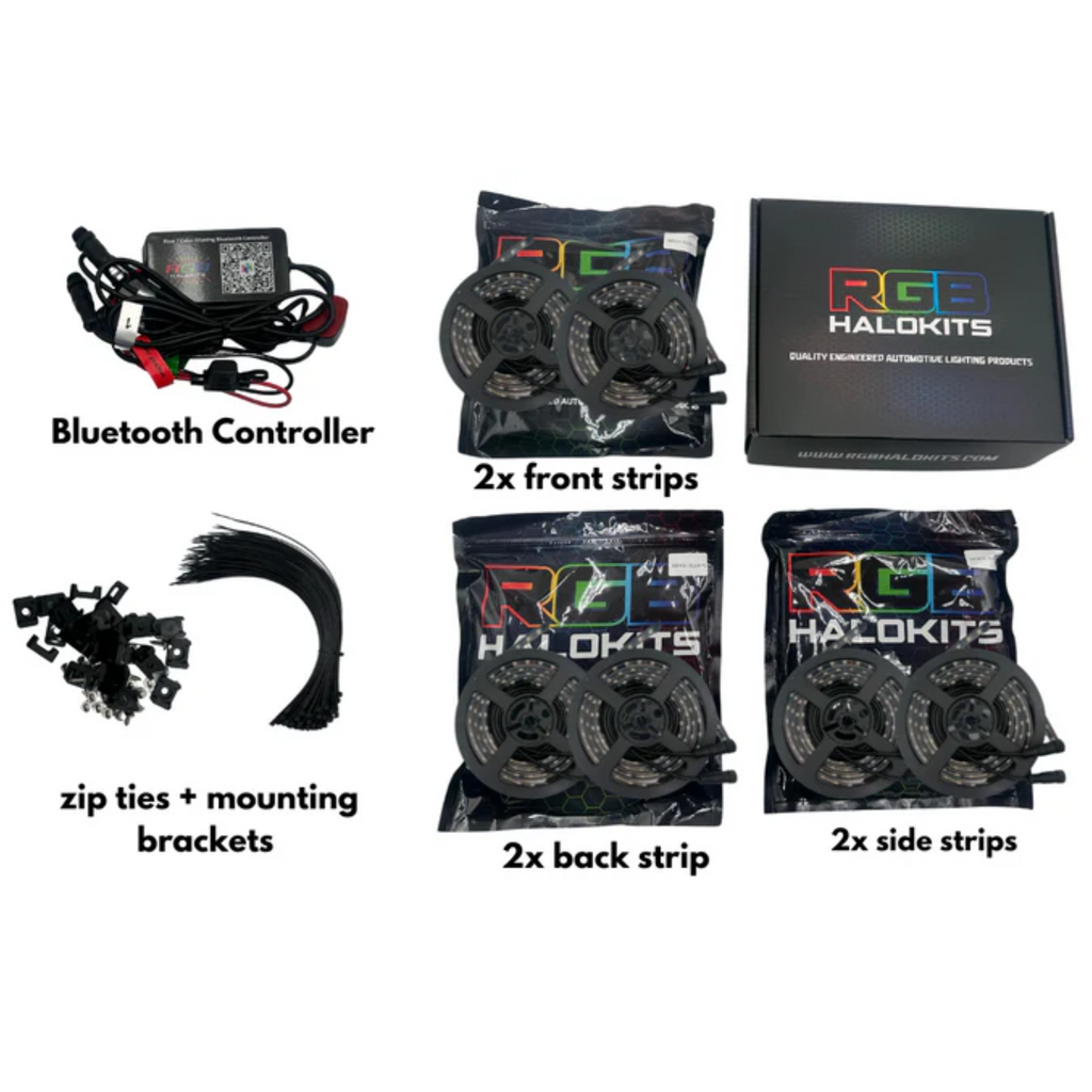 Flow Series LED Underglow Lighting Kit 3.0 | Custom 6pc | Flexible ...