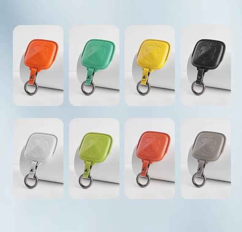 Luxury Leather Car Key Case Cover Fob Shell for ZEEKR