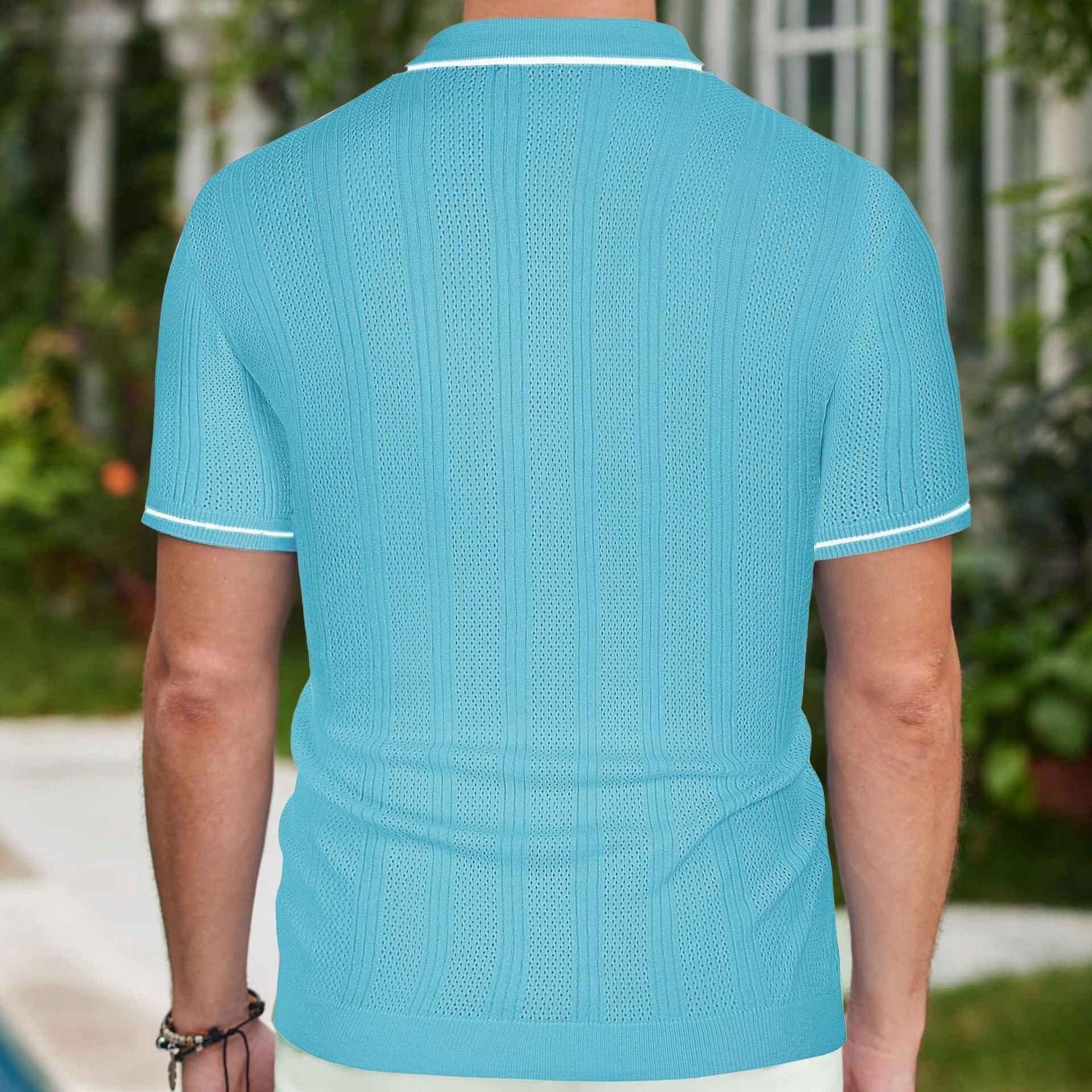 Men's summer knitwear casual short sleeve