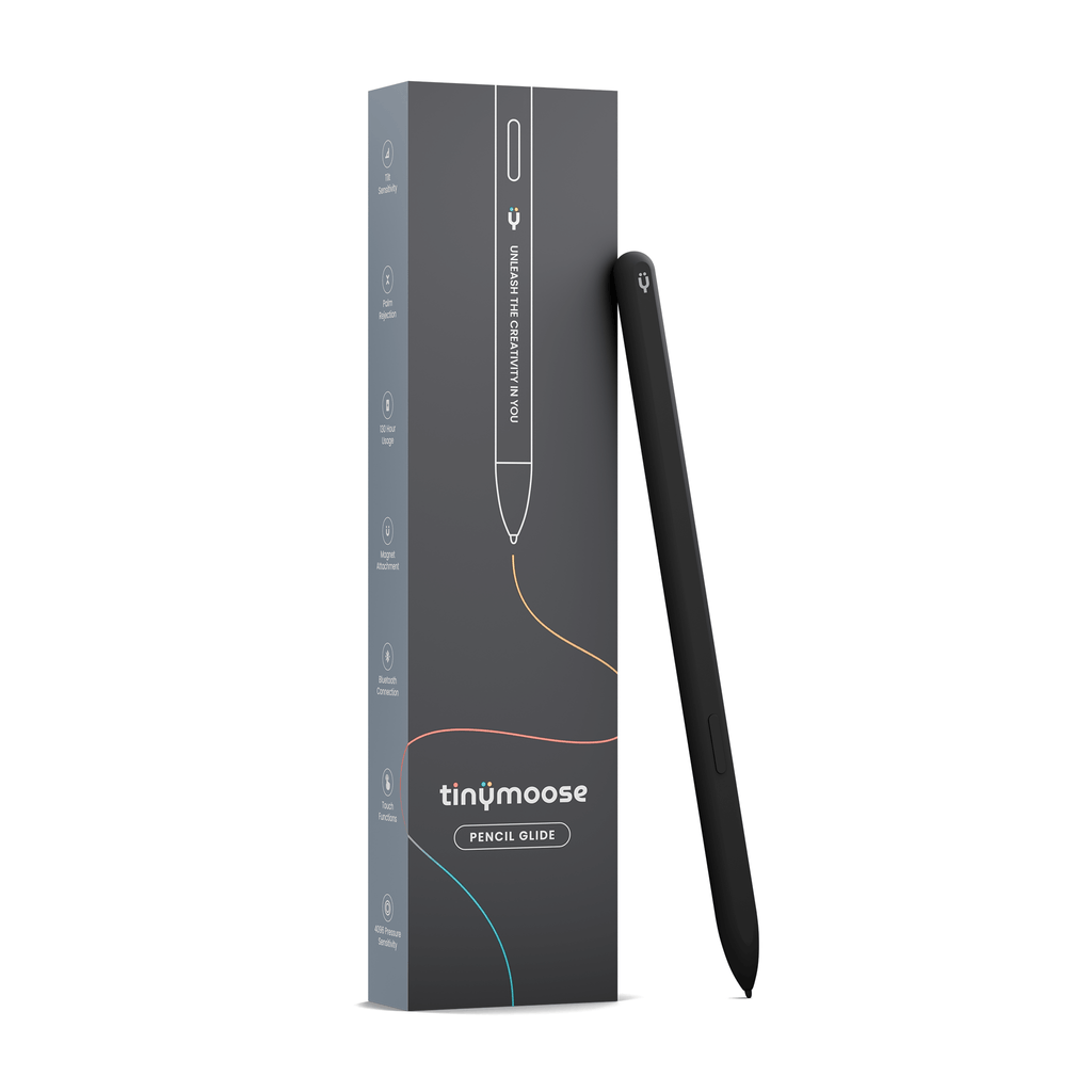 Pencil Glide | (Midnight Black) Compatible with Samsung Galaxy Tab S7, S8, S9 & other EMR-supported tablets