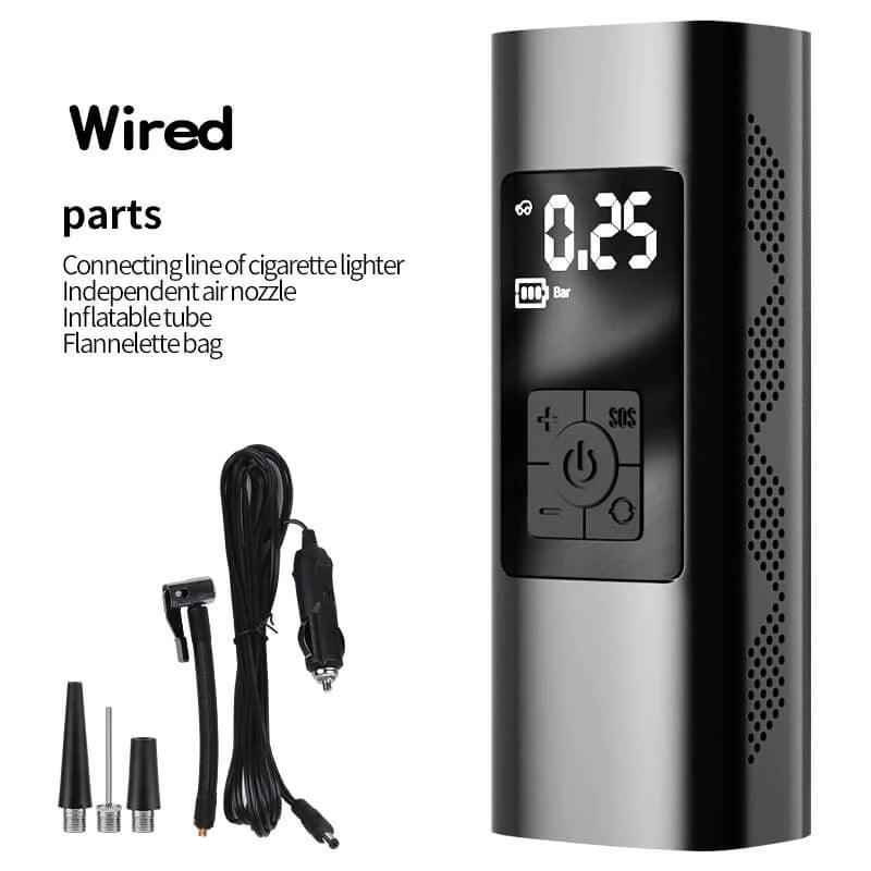 Portable Rechargeable Wireless Electric Tire Inflator