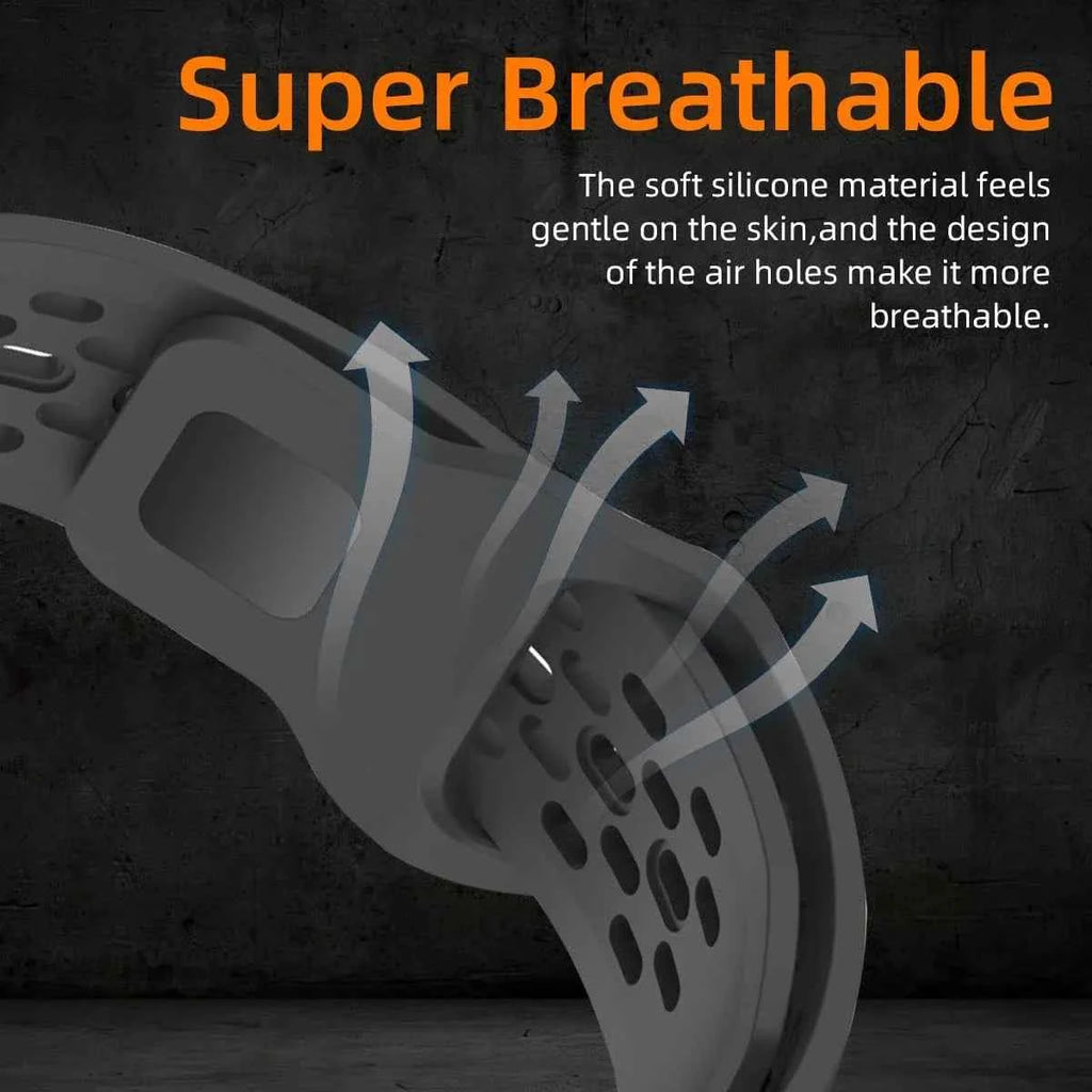 Soft Breathable Silicone Strap For Amazfit T-REX 3 2 Sports Bracelet Watchband For Xiaomi Huami Amazfit Watch T-REX Wrist Band