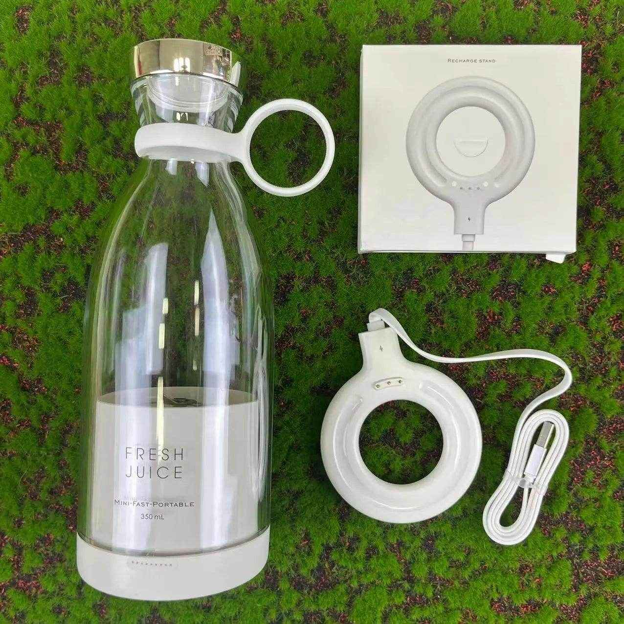 Portable Mini Juice Blender Bottle with Wireless Charging