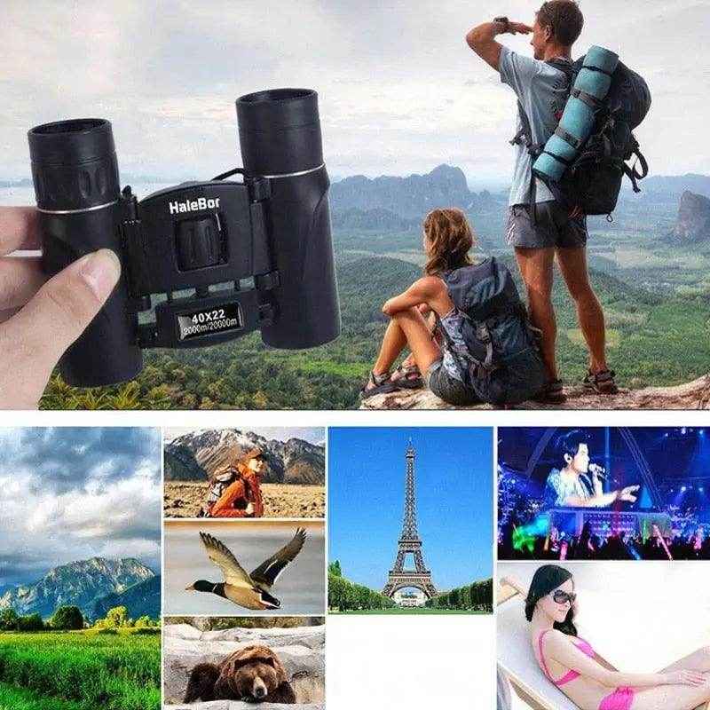 Compact High-Magnification Binoculars with Dual Focus