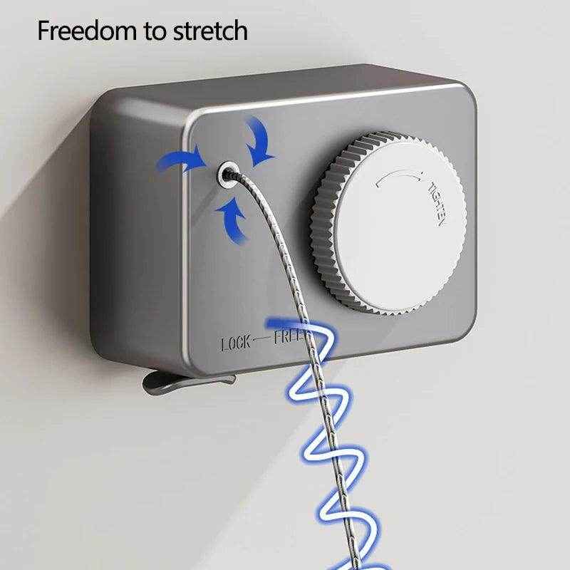 Invisible Retractable Clothesline