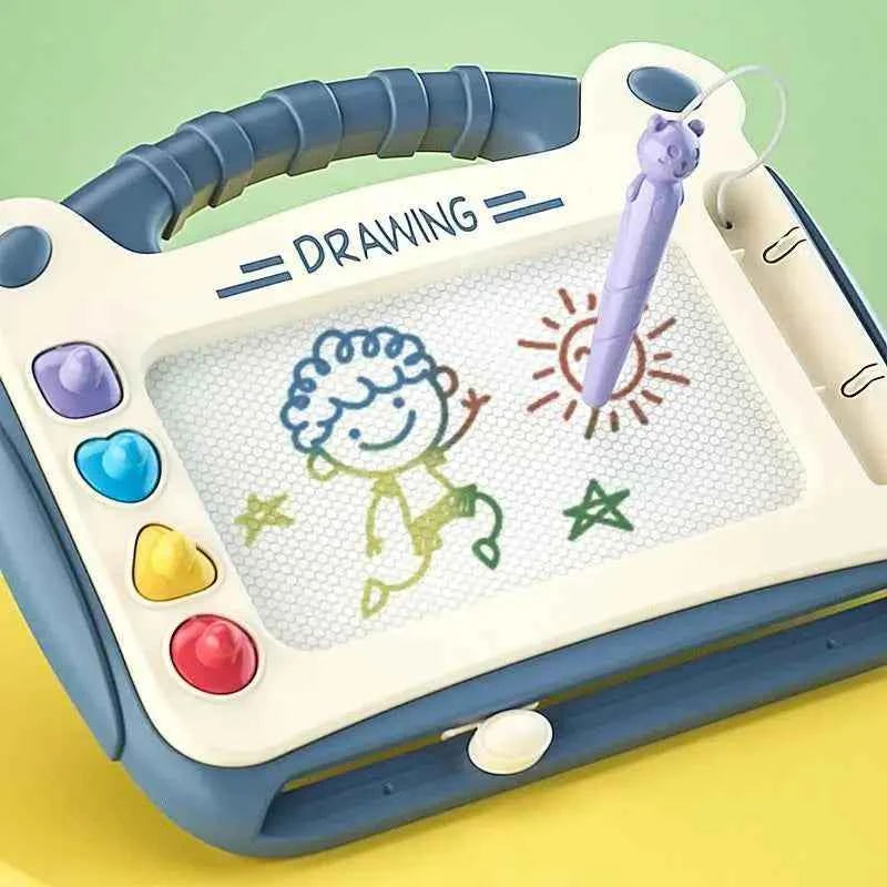 Children Cartoon Drawing Board Baby Puzzle Magnetic Writing Board Toy Graffiti Magnetic Drawing Board Montessori Toy for Kids