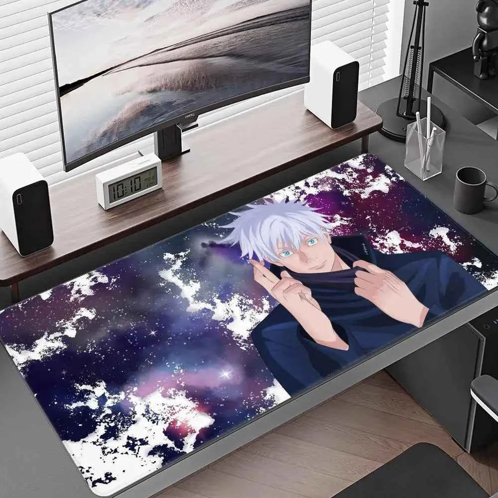 Satoru Gojo Anime Boy Mousepad Anime Mouse Pad Gamer XL Computer HD Home Mousepad XXL Mouse Mat Non-Slip
